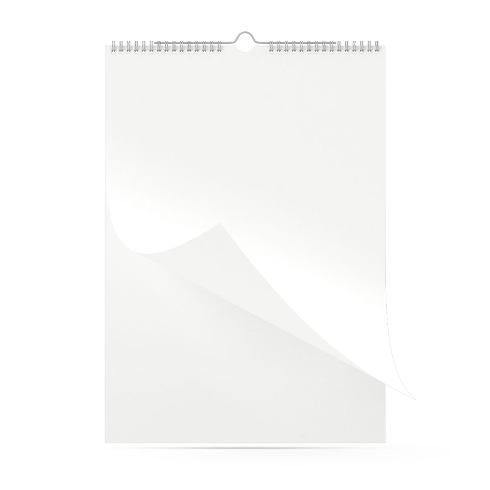 Развёртка упаковки Календарь перекидной (Calendar 30_2)